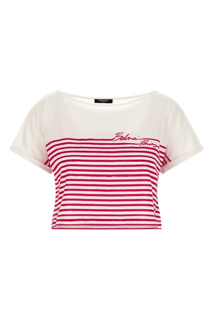 T-shirt 'Marinière' - Fuxia (XS)