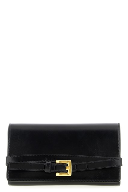 Portafoglio con catena 'Shuffle' - Nero