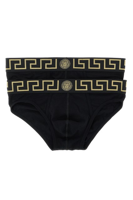 Set 2-pack slip 'Greca' - Nero (4)