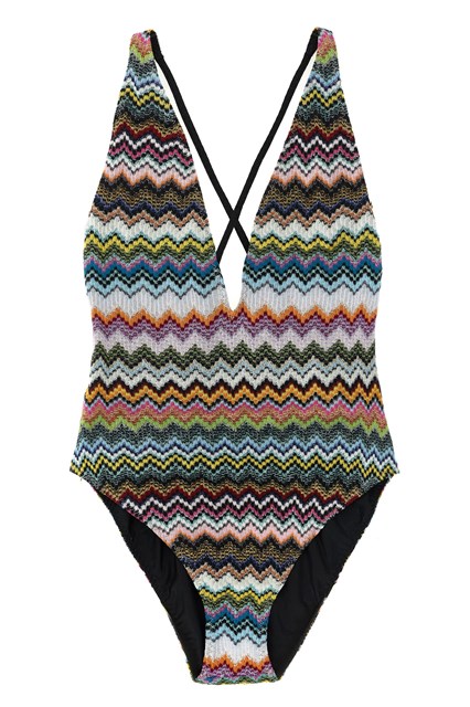 Costume intero zig zag - Multicolor (40 IT)
