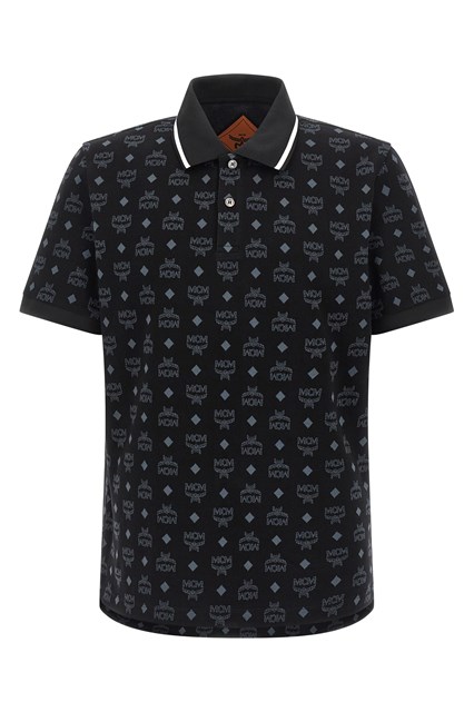 Polo stampa - Nero