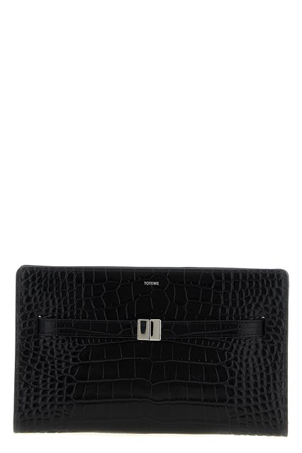 Borsa a tracolla 'Belted Leather' - Nero (U)