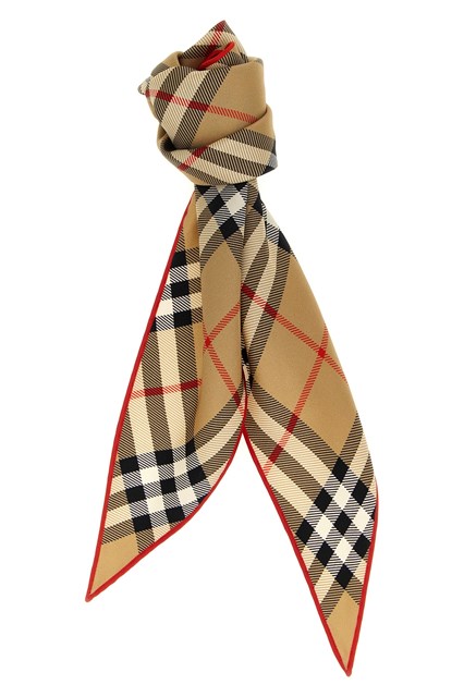 Foulard seta check