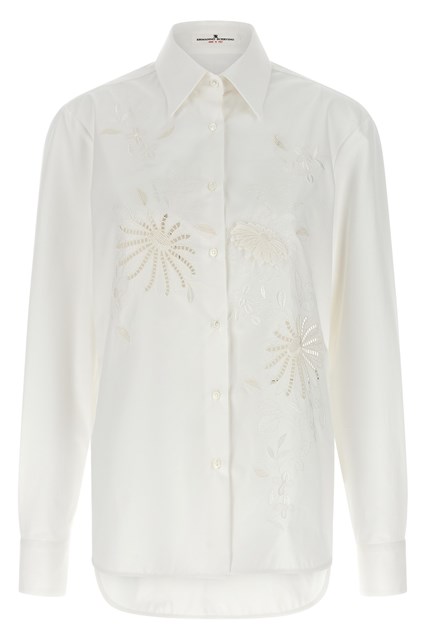 Camicia cotone ricami