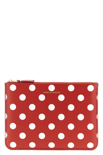 Portafoglio 'Polka Dots Printed' - Rosso (U)