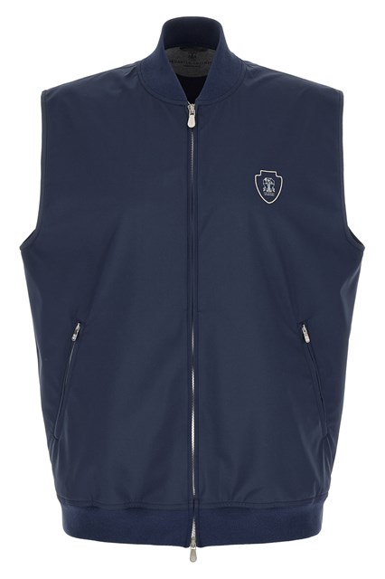Gilet nylon logo