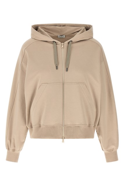 Felpa con cappuccio 'Solomei AD MCCCXCI'