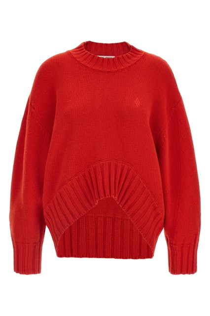 Maglione fondo asimmetrico