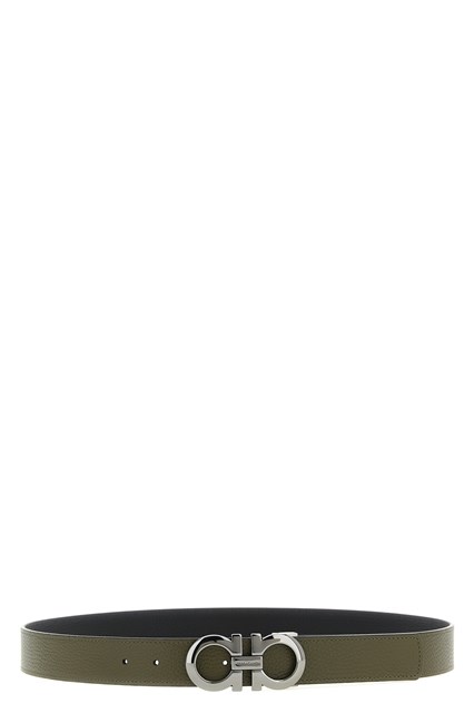 Cintura reversibile 'Gancini'