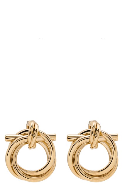 Orecchini 'Gancini Torchon (S)' - Oro (U)