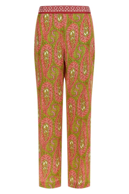 Pantalone 'Paisley foliage' - Multicolor (42 IT)