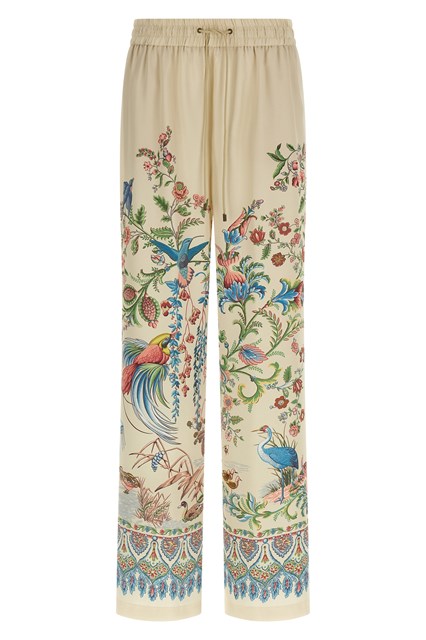 Pantalone stampa flora fauna