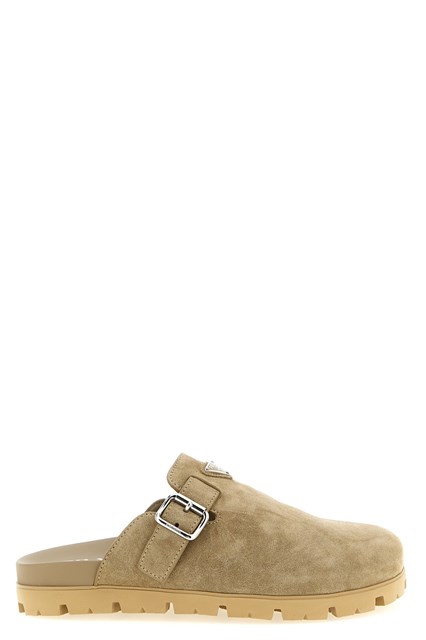 Sabot logo triangolo - Beige (7)