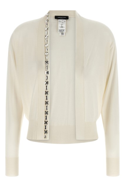 Cardigan cristalli - Bianco (44 IT)