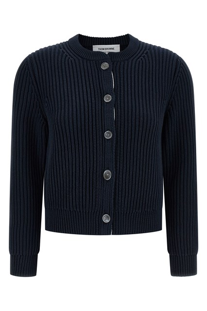 Cardigan crop - Blu (38 IT)