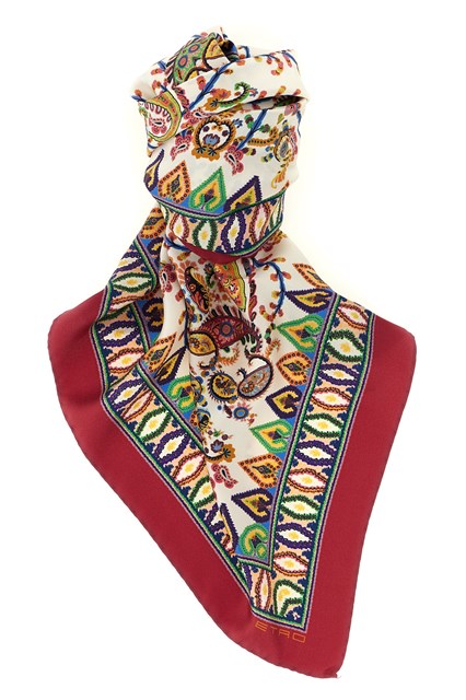 Foulard Paisley floreale
