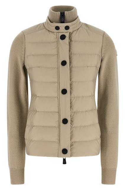 Cardigan imbottito - Beige