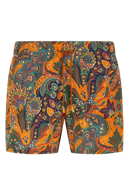 Costume Paisley floreale - Arancione