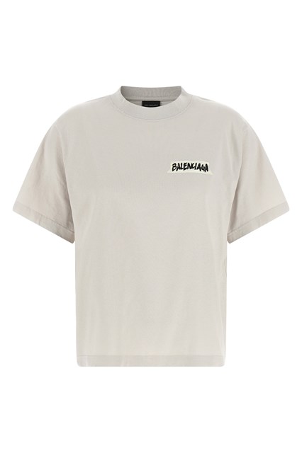 T-Shirt 'Masking Tape' - Grigio (XS)
