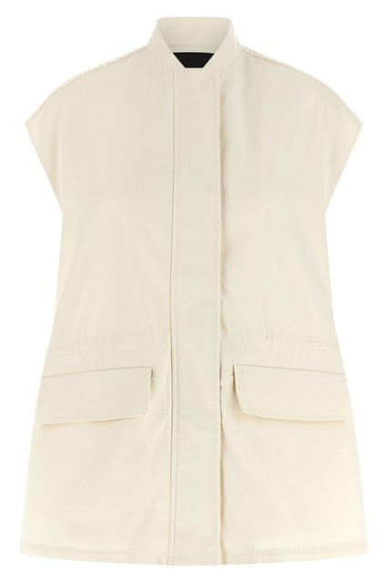 Gilet insero uncinetto - Beige (38 IT)