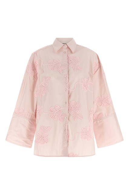 Camicia ricami floreali - Rosa (32 DE)