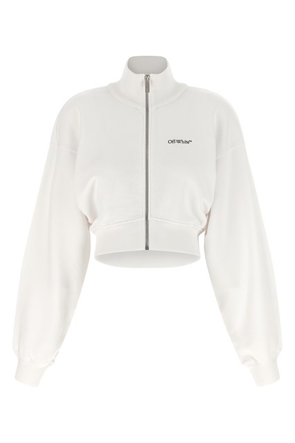 Felpa 'Arrow Glowing Flower' - Bianco (XS)