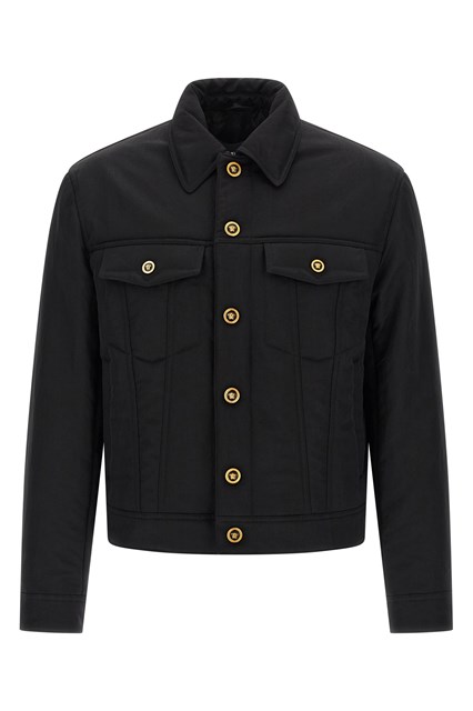 Giacca bottoni 'Medusa' - Nero (48 IT)