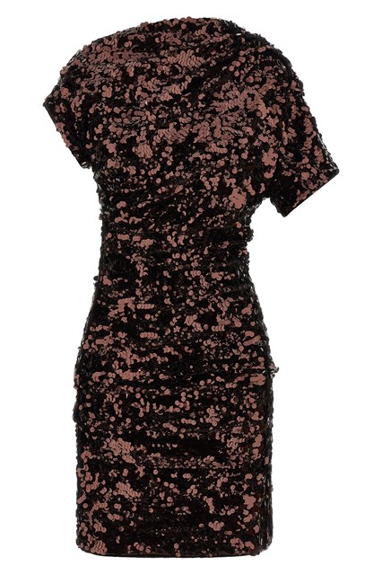 Abito 'Brown Sequins Mini'