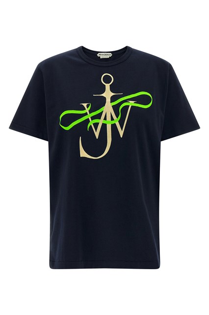 T-shirt 'Ribbon Anchor' - Nero (XS)