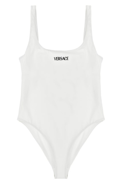 Costume intero 'Versace Logo' - Bianco (1)
