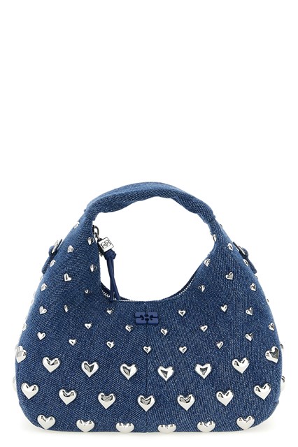 Borsa a mano 'Denim Stud Mini Hobo'