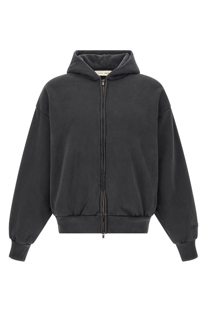 Felpa con cappuccio 'Classic Fleece Full Zip' - Nero