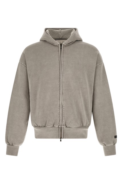 Felpa con cappuccio 'Classic Fleece Full Zip' - Grigio