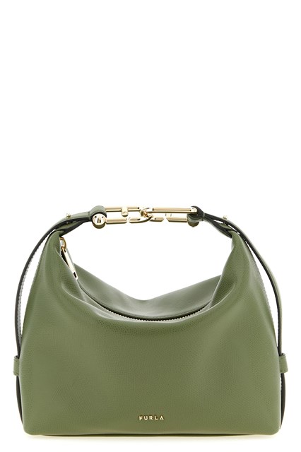 Borsa a spalla 'Furla Tonie' mignon - Verde