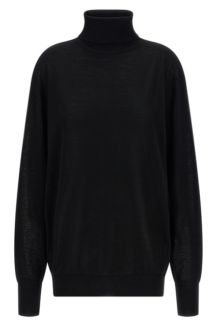Maglia collo alto - Nero (XS)