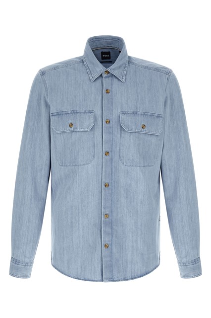 Camicia 'H-Liam' - Azzurro (S)