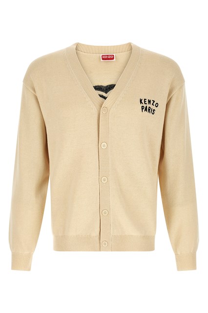 Cardigan 'KENZO Boke Heart' - Beige (S)