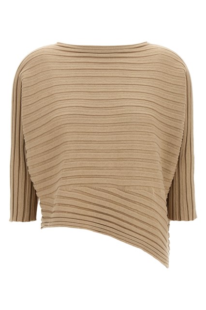 Top 'Cotton Cashmere Knit' - Beige (2)