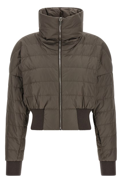 Piumino 'Cropped' Moncler + Rick Owens - Grigio