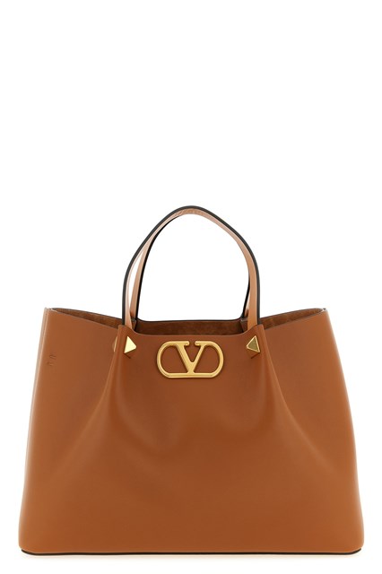 Shopping Valentino Garavani VLogo Signature media - Marrone