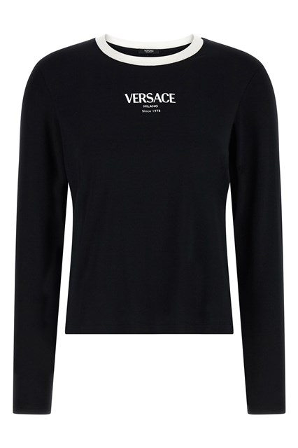 T-shirt 'Versace Logo' - Nero (40 IT)