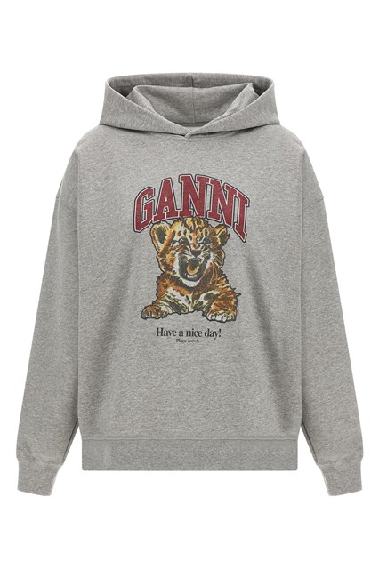 Felpa con cappuccio 'Grey Tiger' - Grigio (M)