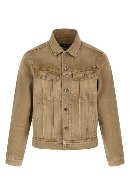 Giacca denim - Beige