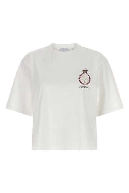 T-shirt 'Royal Crown' - Bianco (M)