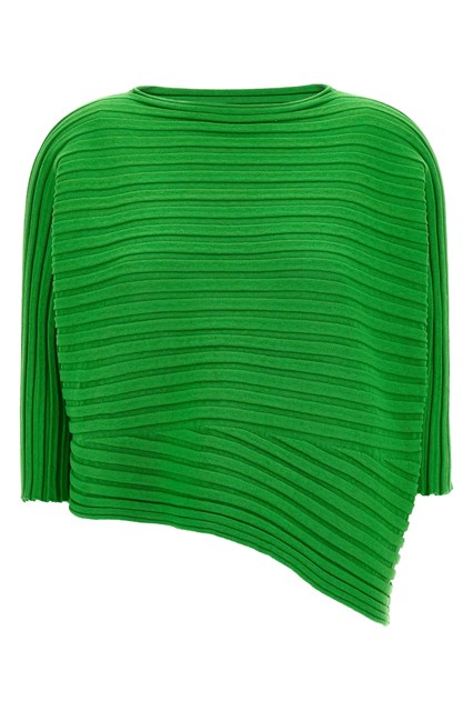 Top 'Cotton Cashmere Knit' - Verde (2)