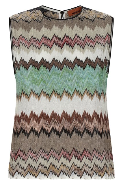 Top zig-zag lamé - Multicolor (42 IT)