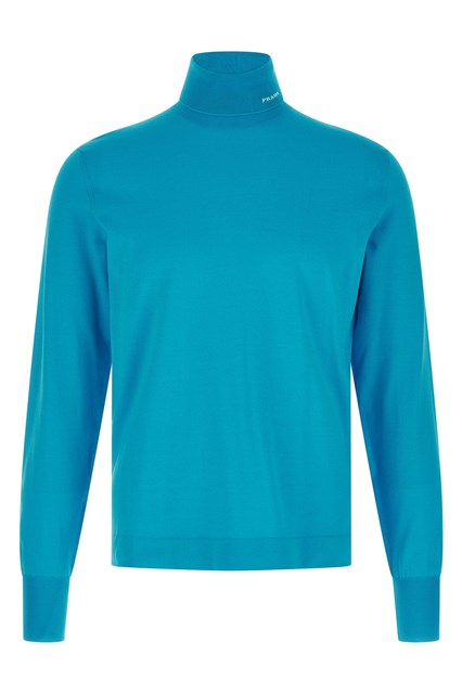 Dolcevita intarsio logo - Azzurro (50 IT)