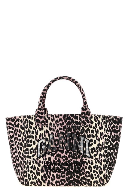 Shopping 'Leopard Medium Tote' - Rosa