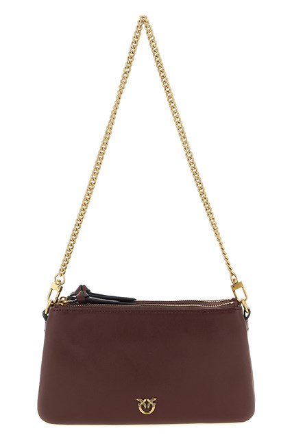 Tracolla 'Mini Double' piccola - Bordeaux