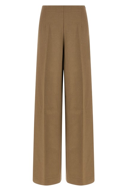 Pantalone micro paillettes - Marrone (38 IT)